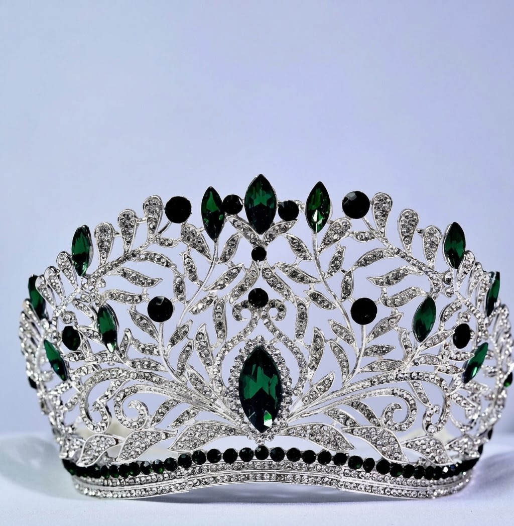 Colour crystal crowns